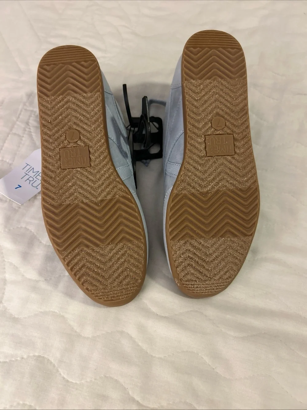 Women’s Light Blue Memory Foam Casual Sneakers